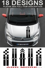citroen c1 stickers logo badge vts vtr racing bonnet stripes