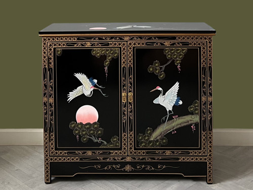 Chinese hand painted - hand, cabinet