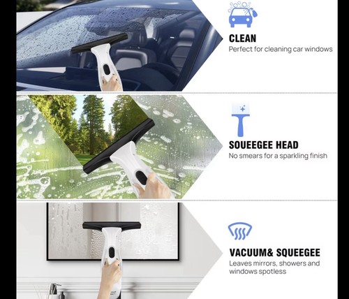 Cordless window vacuum - cordless, cleaner