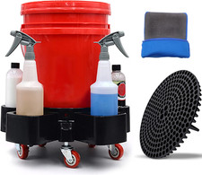 Car Wash Bucket Dolly, Movable