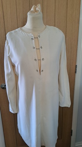 1970s dress white 12 14 - , uk