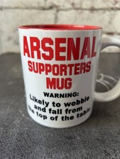 Arsenal Supporters Football Table Wobble Funny Joke Rival Mug Spurs Chelsea 