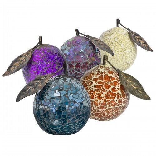 Mosaic glass orange - glass, ornament