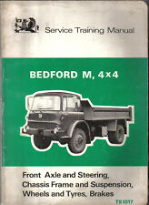 Bedford M 4x4 Axle Steering Chassis Suspension Wheels Brakes Manual TS 1017 1970