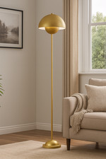 Modern Gold Floor Lamp Semi