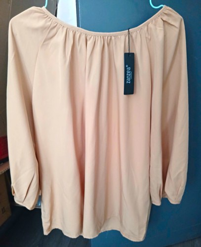 Zanzea women beige - zanzea,