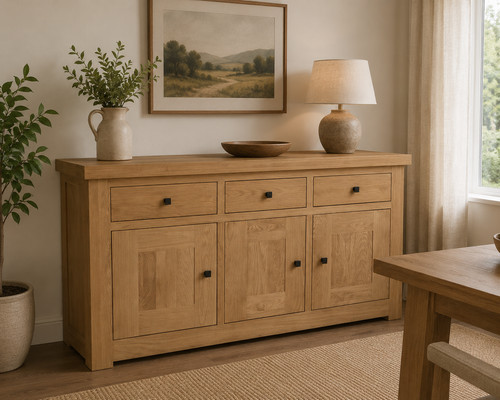 Solid oak bordeaux door 3 - 3,