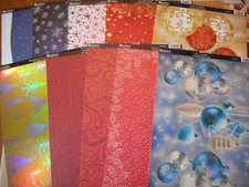 Beautiful Kanban Designer Christmas A4 Card Selection. 10 in Pack. (X125)