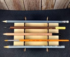 Wooden Paint Brush Holder