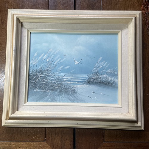 Vintage framed oil painting - framed,