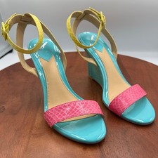 Brian Atwood Multicolor Wedge