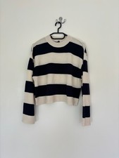 Women's Divided by H&M Long Wide Sleeve Oversized Jumper Sweater Short Size S 