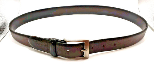 Ibex brown leather belt - brown, with