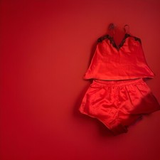 Ann Summers 2 Pieces Sleepwear Red Colour XS UK 4-6