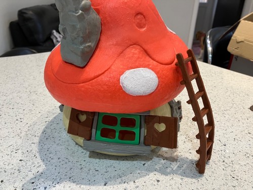 Smurf houses figures - smurf,