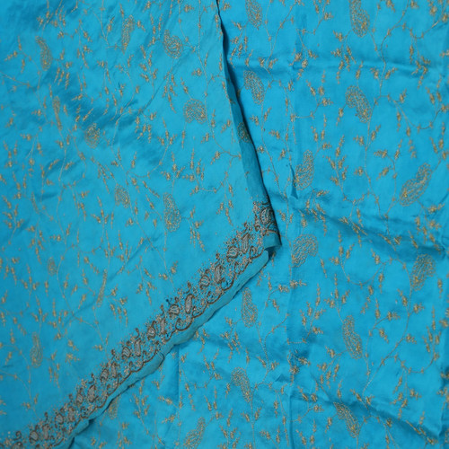 Vintage turquoise blue - blue, sarees