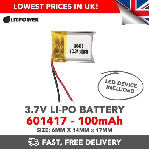 100mah po battery - 100mah, li-po