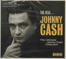 JOHNNY CASH - THE REAL ... JOHNNY CASH - 3 CDS - NEW & SEALED!!