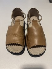 Ladies Beige Leather Handmade