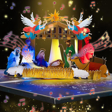 Musical Christmas Card with