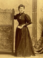 Cabinet card photo - photo, beautiful