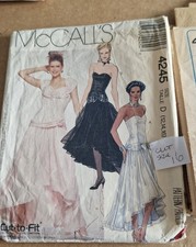 McCall's 4245 Sewing Pattern Ball gown dress CUT SIZE 16