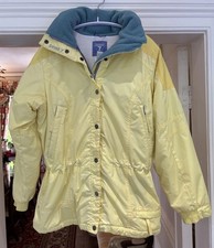 Degre 7 Ladies Jacket Coat Winter Ski Size 8 Yellow