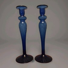 Pair antique cobalt blue - pair,