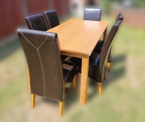 Family table and leather - family,