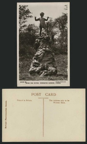 London old postcard peter pan - peter,