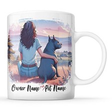 Staffordshire Bull Terrier With Female Owner - Your Names - Cute Staffy, Pers...