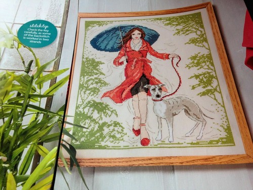 Contemporary sampler lady - contemporary,