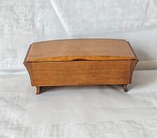 Vintage Wooden  MCM Music Box  Tollent From Old Oxford Street  Trinket/jewellery