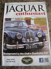 JAGUAR ENTHUSIAST MAGAZINE JUN 2012 MARK 2 XJ220 STORY CLUB'S CHARITABLE SIDE