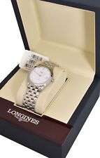 Longines Flagship 36mm Mens Watch L47744276 - Automatic / Diamond Markers