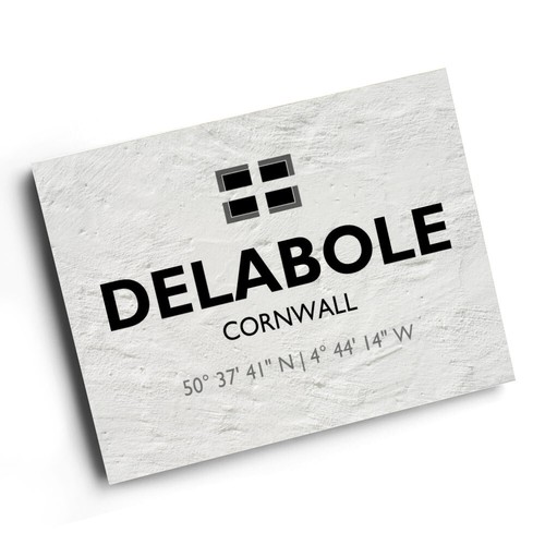 Print delabole cornwall - a4,