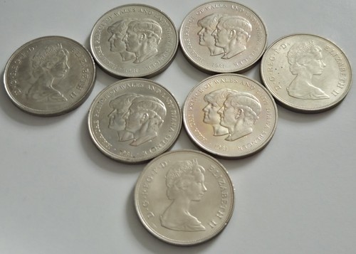 1981 royal wedding - (x7),