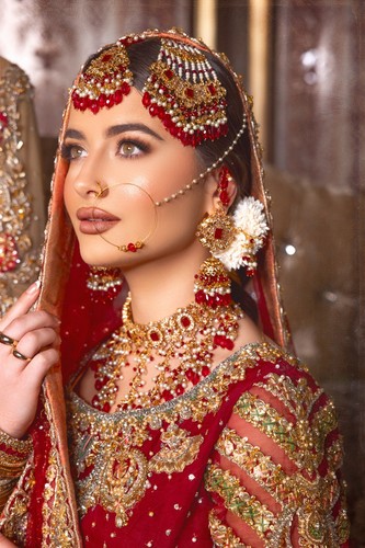 Bridal set maharani tikka - bridal,
