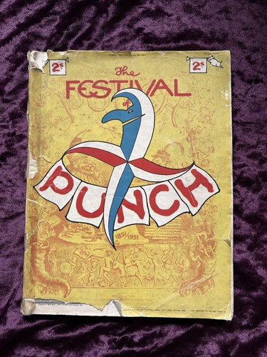 Vintage 1951 punch magazine - punch,