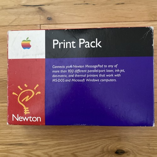 Apple newton print - apple, serial
