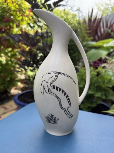 Vintage arthur wood ewer vase - arthur,