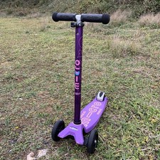 Micro Maxi Scooter - Purple - Suitable Ages 5-12 - Adjustable Handles