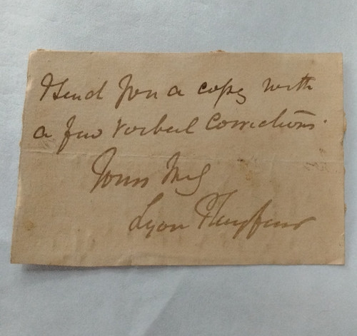 Historical autograph signed - historical,