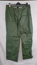 Genuine Surplus Swedish Army Waterproof Over-Trousers PVC Olive (2782)