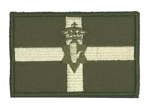 Olive green ulster flag - ulster, patch