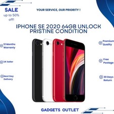 Apple iPhone SE 2020 64GB 4G LTE iOS Smartphone Unlocked Any Network