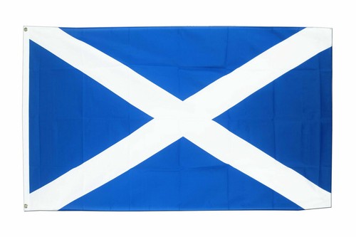 Scottish flag banner 5ft 3ft - banner,