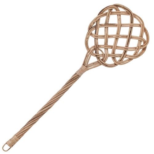 Bamboo wicker carpet beater - bamboo,