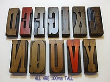 LARGE ANTIQUE LETTERPRESS