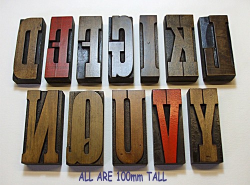 Large antique letterpress - antique,
